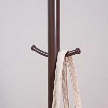 Вешалка напольная "Стойка" "Корона" 5крючков, выс.1,82м Коричневый ВНП 366  КОР ("ЗМИ") *1