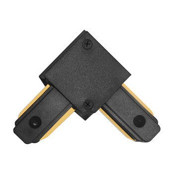 Соединитель для шинопровода 90* внутренний 1-фазный черный 220В LD1001 10325 FERON *1/100