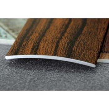 Порог-стык одноуровневый 44.5х1800 мм Лука ПС 04, серебро люкс