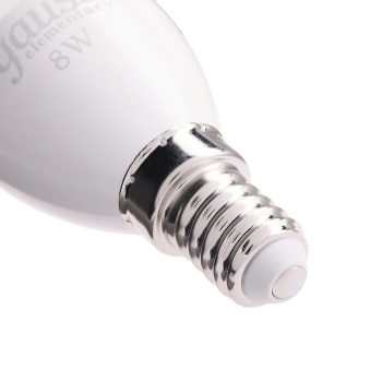 Лампа светодиодная Gauss Elementary, Е14, свеча, 8 Вт, 520 Лм, 3000 К, теплый белый