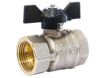 Кран шаровый 1/2" (Ø15) М/М бабочка LD Pride 47.15. (аналог ИП68) *1/30