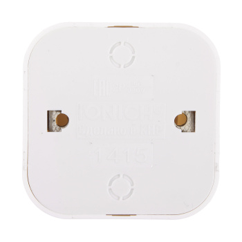 Розетка "IONICH" ОП 2-мест. белая б/з 10А IP20 1417 *10/200