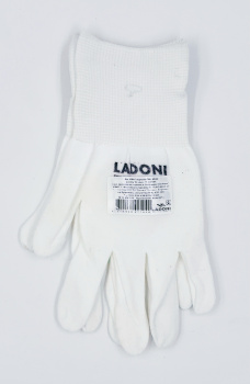 Перчатки рабочие нейлон без покрытия белые (арт.4384 Р)  *10/200