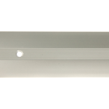 Порог-стык одноуровневый 37х1800 мм Лука ПС 03, серебро люкс