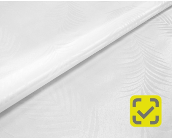 Скатерть тканенвая с TPU покрытием JACQUARD белая, 110*140см, мод. YM-T20C *1