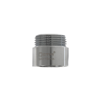 Удлинитель 3/4"(Ø20) М/Пх15мм хром CTM CREMF315 *10/100