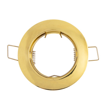 Светильник встраиваемый MR16 DL100 GU5.3 Ecola литой Золото 24x75 FG1601EFF *10/100