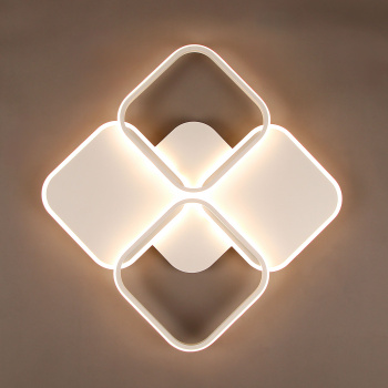 Люстра 2321/96W white 500*500 мм 3 реж., пульт S=20м2 VERNER LIGHTING *1