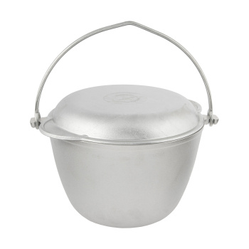 Котел алюм. литой походный с крышкой 3,0л с дужкой, Крышка-Сковорода Kukmara кп30 (Кукмор) *1/5 Котел алюм. литой походный с крышкой 3,0л с дужкой, Крышка-Сковорода Kukmara кп30 (Кукмор) *1/5