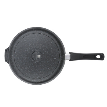 Сковорода алюмин. антипригарная "Kukmara" "Granit" black d28см Съемн.руч. сггч282а *1/4 Сковорода алюмин. антипригарная "Kukmara" "Granit" black d28см Съемн.руч. сггч282а *1/4