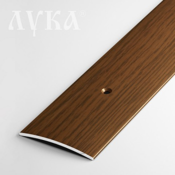 Порог-стык одноуровневый 44.5х1350 мм Лука ПС 04, дуб темный