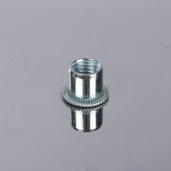 Заглушка с конденсатоотводом d220 нерж. 0,5мм AISI 430 GS (В) *1