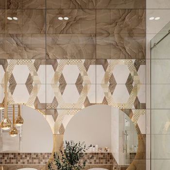 Плитка 50х25 см настенная 1.25 м² Axima Палермо, серый