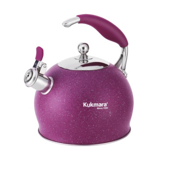 Чайник нерж. со свистком 3,0л д/ИНДУКЦ плит "Mystery" Ч-02 "Kukmara" *1/6 Чайник нерж. со свистком 3,0л д/ИНДУКЦ плит "Mystery" Ч-02 "Kukmara" *1/6