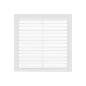 Решетка вентиляционная138х138мм 1313С Эковент (с сеткой) *1/100