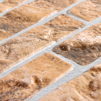 Панель стеновая ПВХ "ДЕКОКАМ" Сланец №10 жёлтый (1035*500 мм) *10