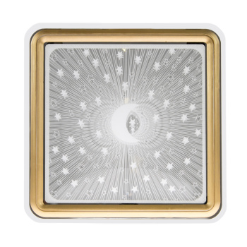 Светильник светодиодный акриловый 400мм 80W 9527B/40W 04 3 реж., пульт S=20м2 VERNER LIGHTING *1