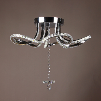 Люстра 8897/130W Chrome 500 мм 3 реж., пульт S=16м2 VERNER LIGHTING *1