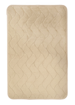 Коврик д/ванной Aquadomer  "Marina" (60см х 100см) Бежевый АМ003  *1/25