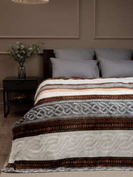 Плед 180*200см фланель Новая косичка TF FN F135 b1820 Absolute *1