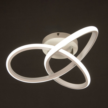 Светильник потолочный светодиодный CL-1076 White  240 мм 52W 3 реж,б/пул S=6м2 VERNER LIGHTING*1/10