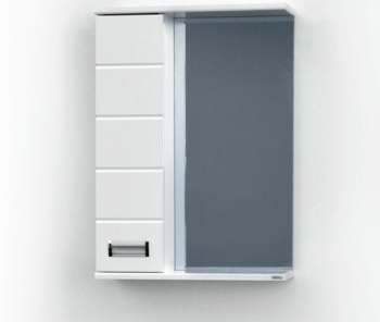 Зеркало-шкаф /LOGRO/ "Ника 50" левая *1/20