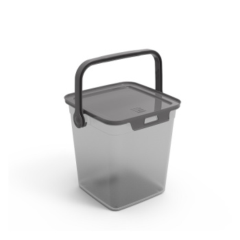 Контейнер для хранения пластм. "Smart" 6,5л 220х235х230мм Проз./серый арт.69301("Полимербыт")*1/12 Контейнер для хранения пластм. "Smart" 6,5л 220х235х230мм Проз./серый арт.69301("Полимербыт")*1/12