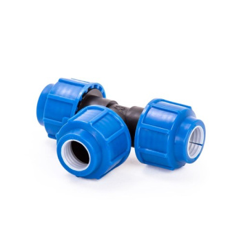 Тройник ПНД компрессия Ø 25х25х25 *1/120