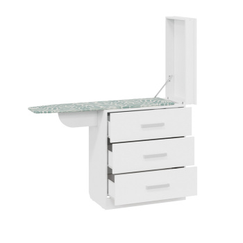 Комод со встроенной гладильной доской (Белый ясень)*1