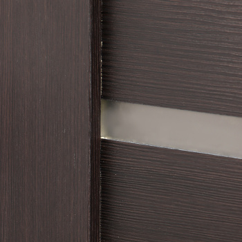 Дверь межкомнатная остеклённая ЦАРГИ ПВХ COMFORT-2 Венге 3D 600мм BROZEX-WOOD *1