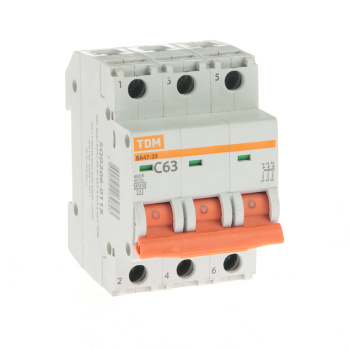 Авт.выкл. TDM ВА 47-29 63А/3П SQ0206-0115 *4/40