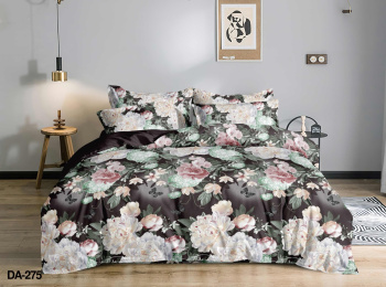 Постельное белье 2сп бамбук Орхидея DA-275, наволочки 70*70см - 2шт *1/4