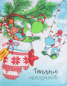 Полотенце кухонное Touch «Дракошины истории 1», 48х60 см, хлопок, рогожка