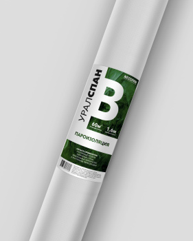 Мембрана пароизоляционная 60 м² Уралспан В, 1.6 м