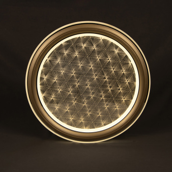 Светильник светодиодный акриловый 400мм 80W 9527A/40W 3 реж., пульт S=20м2 VERNER LIGHTING *1