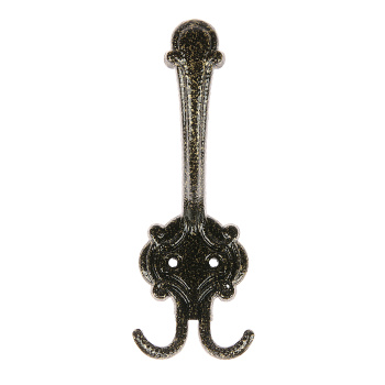 яяяКрючок мебельный АНТИК БРОНЗА КВ-1-1 "Точки" ДомоСтрой *10/50