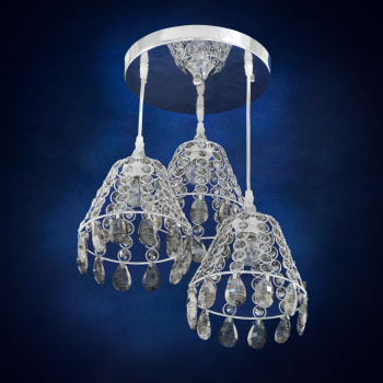 Люстра Verner Lighting E1647/3H, E27, 3 лампы, 40 Вт, цвет хром