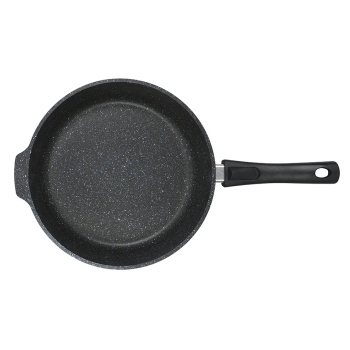 Сковорода алюмин. антипригарная "Kukmara" "Granit" black d28см Съемн.руч. сггч282а *1/4 Сковорода алюмин. антипригарная "Kukmara" "Granit" black d28см Съемн.руч. сггч282а *1/4