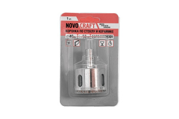 Коронка по стеклу/керамика  68мм алмазная (KAC068056301) Novocraft *1/15