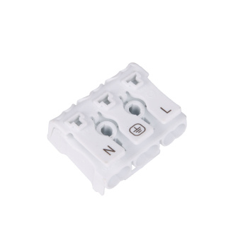 Клемма соединительная пружинная КСП3-L+N 16А с монтаж. ножками SBE-sc-3 *1/50