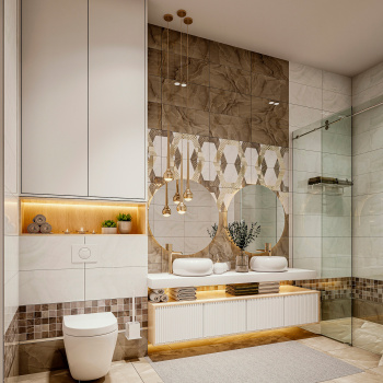 Плитка 50х25 см настенная 1.25 м² Axima Палермо, серый