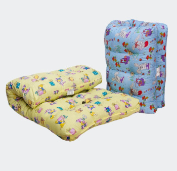 Матрац ватный 80*190см чехол п/э цвет в ассортименте *1/10