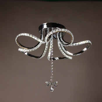 Люстра 8897/130W Chrome 500 мм 3 реж., пульт S=16м2 VERNER LIGHTING *1