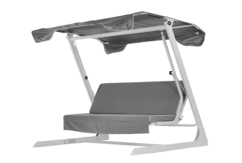 Качели садовые "Афина" 2080*1510*1750, труба d=40*80 мм (250кг) + москит. сетка (Беларусь) *1/7