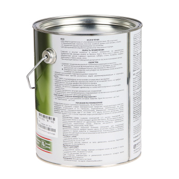 Защитно-декоративное покрытие 2.7 л для древесины АКВАТЕКС 2 в 1, алкидное, ваниль