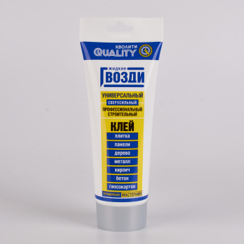 Жидкие гвозди 200 г Quality, универсальный, белый Жидкие гвозди 200 г Quality, универсальный, белый
