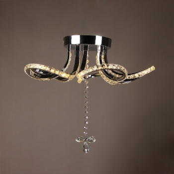 Люстра 8897/130W Chrome 500 мм 3 реж., пульт S=16м2 VERNER LIGHTING *1