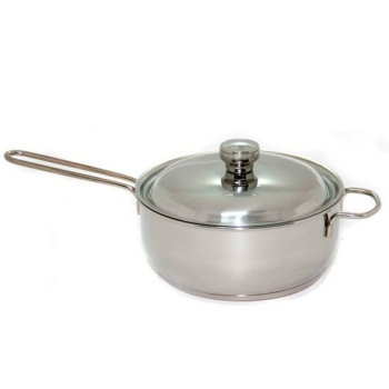 Кастрюля нерж. "АМЕТ" "Классика-Прима" 3,0л с Теплораспр.дн, d22см Мет.кр, Длин.прутк.руч.1с767 *1/6