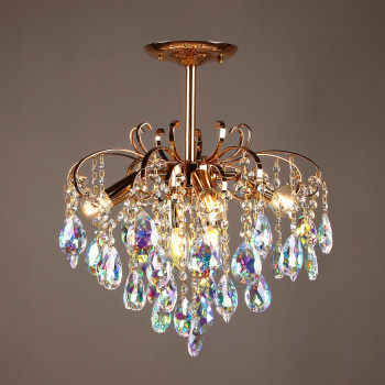 Люстра 6018 Gold 400 мм Е14 S=16м2 VERNER LIGHTING *1