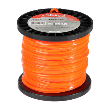 Леска 3,0мм квадрат 64м бобина оранжевый (GТ3535-3.0-4-64) STURM  *1/24